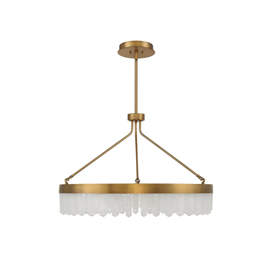 Savoy House Landon 34" Wide LED Crystal Ring Chandelier - Image 2