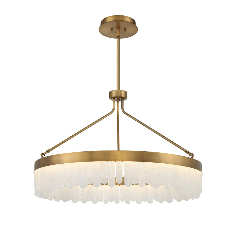 Savoy House Landon 34" Wide LED Crystal Ring Chandelier - Image 3