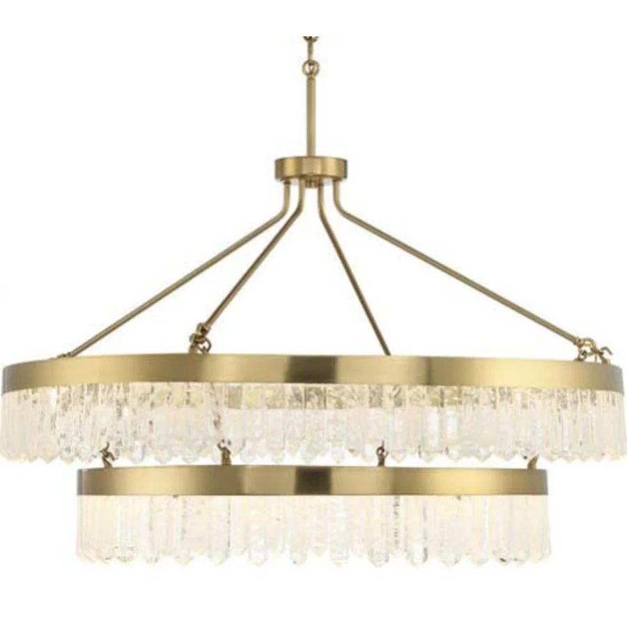 Savoy House Landon 45" Wide LED Crystal Ring Chandelier - Image 1