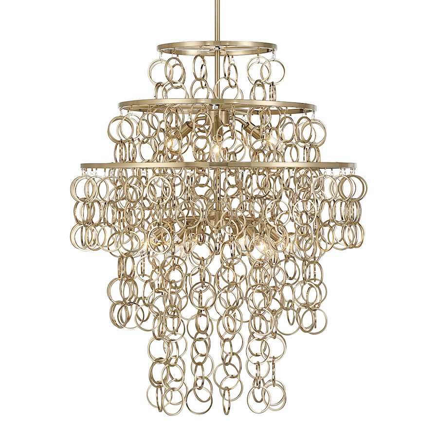 Savoy House Setentas 9 Light 28" Wide Abstract Pendant - Image 1