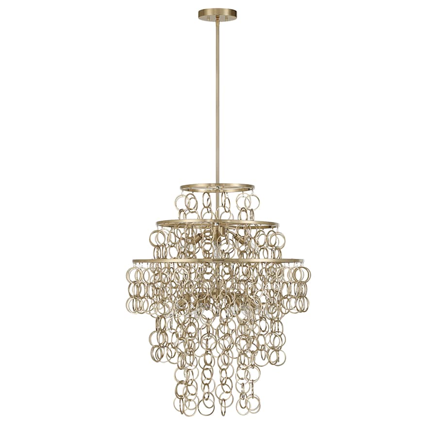 Savoy House Setentas 9 Light 28" Wide Abstract Pendant - Image 2