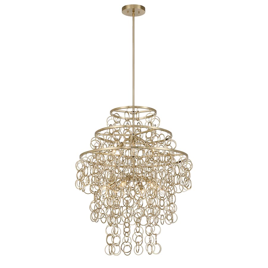 Savoy House Setentas 9 Light 28" Wide Abstract Pendant - Image 3
