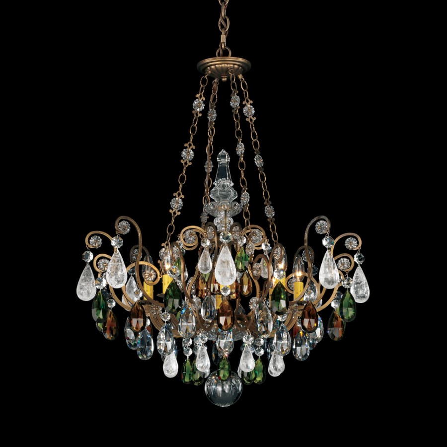 Schonbek Renaissance Rock Crystal 8 Light 27" Wide Crystal Empire Chandelier - Image 1