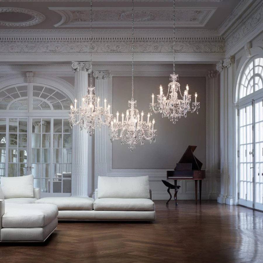 Schonbek Sterling 15 Light 32" Wide Crystal Chandelier with Heritage Crystals - Image 2
