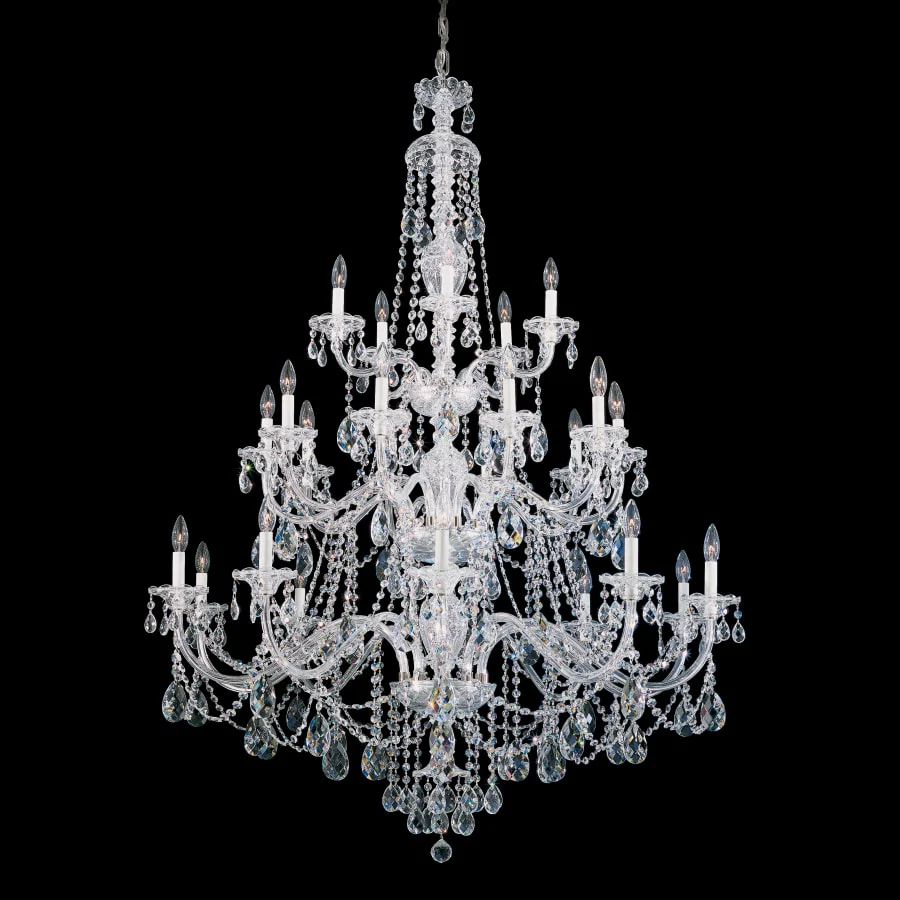 Schonbek Sterling 25 Light 45" Wide Crystal Chandelier with Heritage Crystals - Image 1