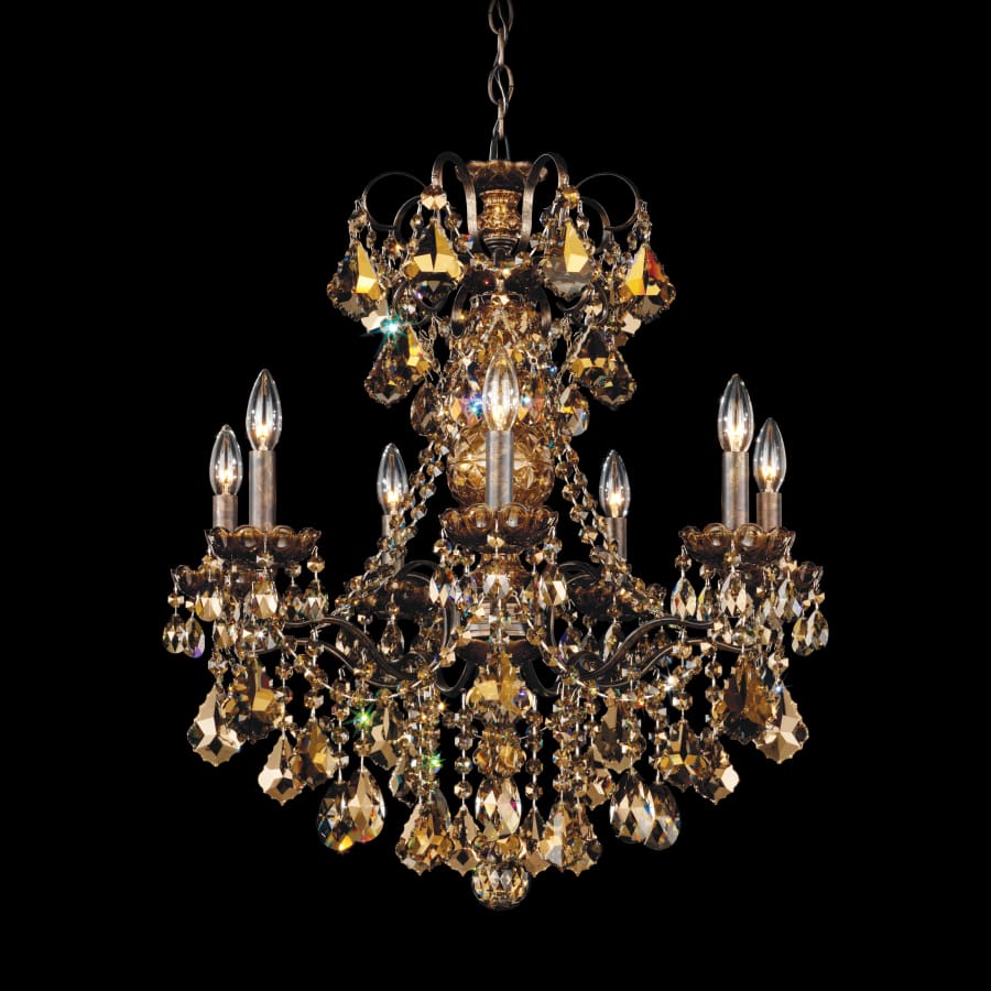 Schonbek New Orleans 7 Light 24" Wide Crystal Chandelier with Heritage Crystals - Image 1