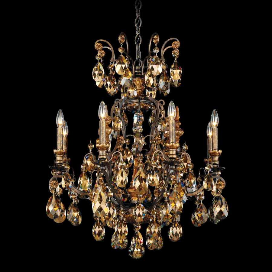 Schonbek Renaissance 8 Light 27" Wide Crystal Chandelier - Image 1