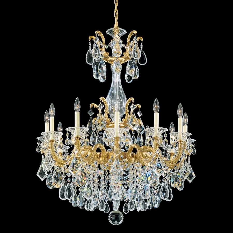 Schonbek La Scala 12 Light 33″ Wide Crystal Chandelier