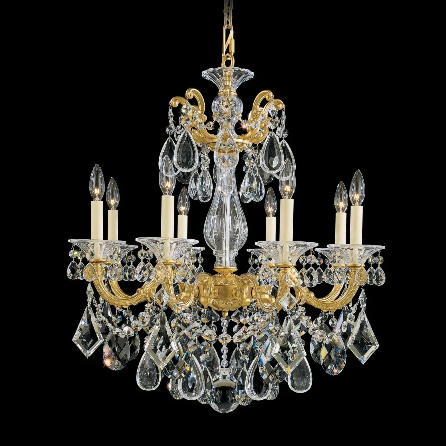 Schonbek La Scala 8 Light 25" Wide Crystal Chandelier - Image 1
