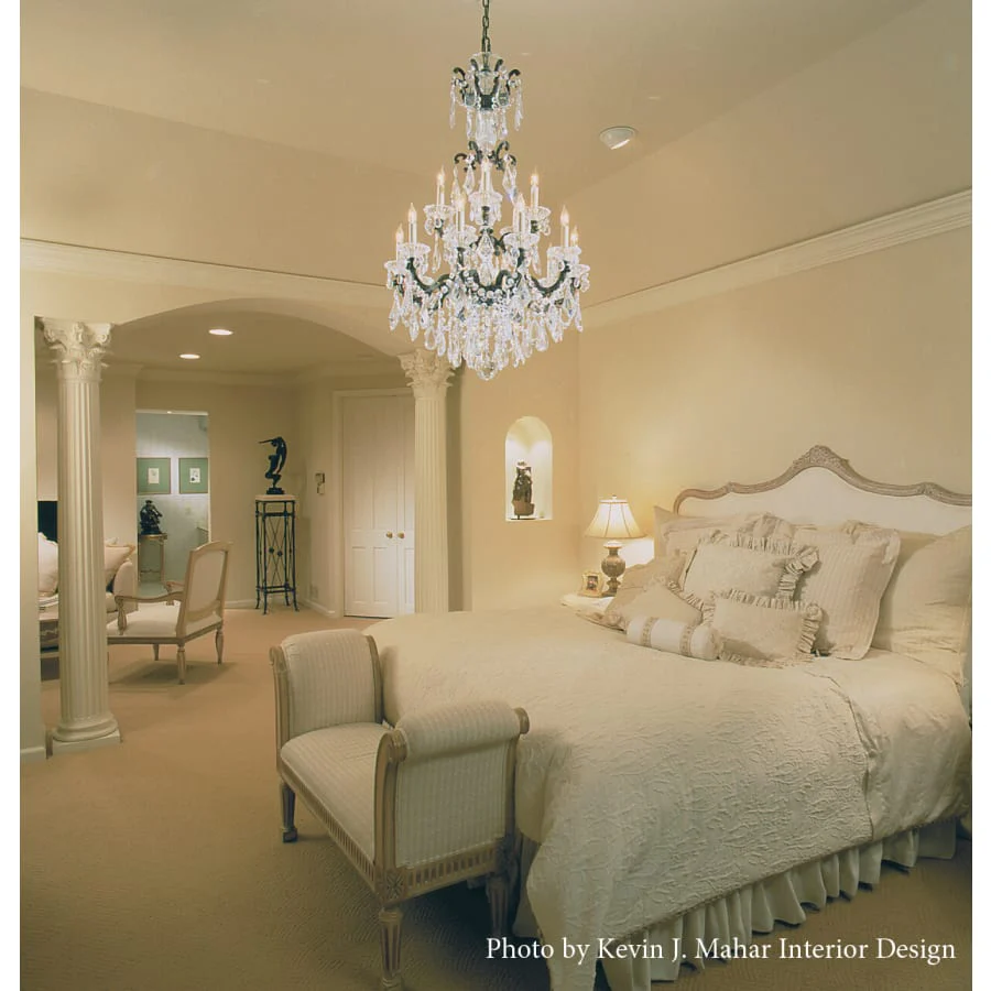 Schonbek La Scala 10 Light 28" Wide Crystal Chandelier - Image 2