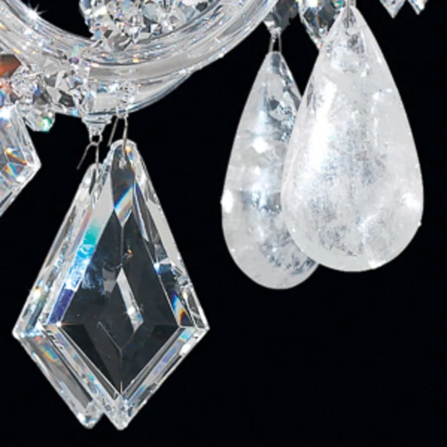 Schonbek Hamilton 7 Light 24" Wide Crystal Chandelier with Clear Rock Crystals - Image 2