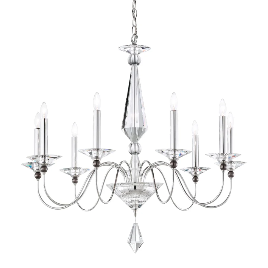 Schonbek Jasmine 9 Light 33" Wide Crystal Chandelier with Clear Swarovski Optic Crystals - Image 1