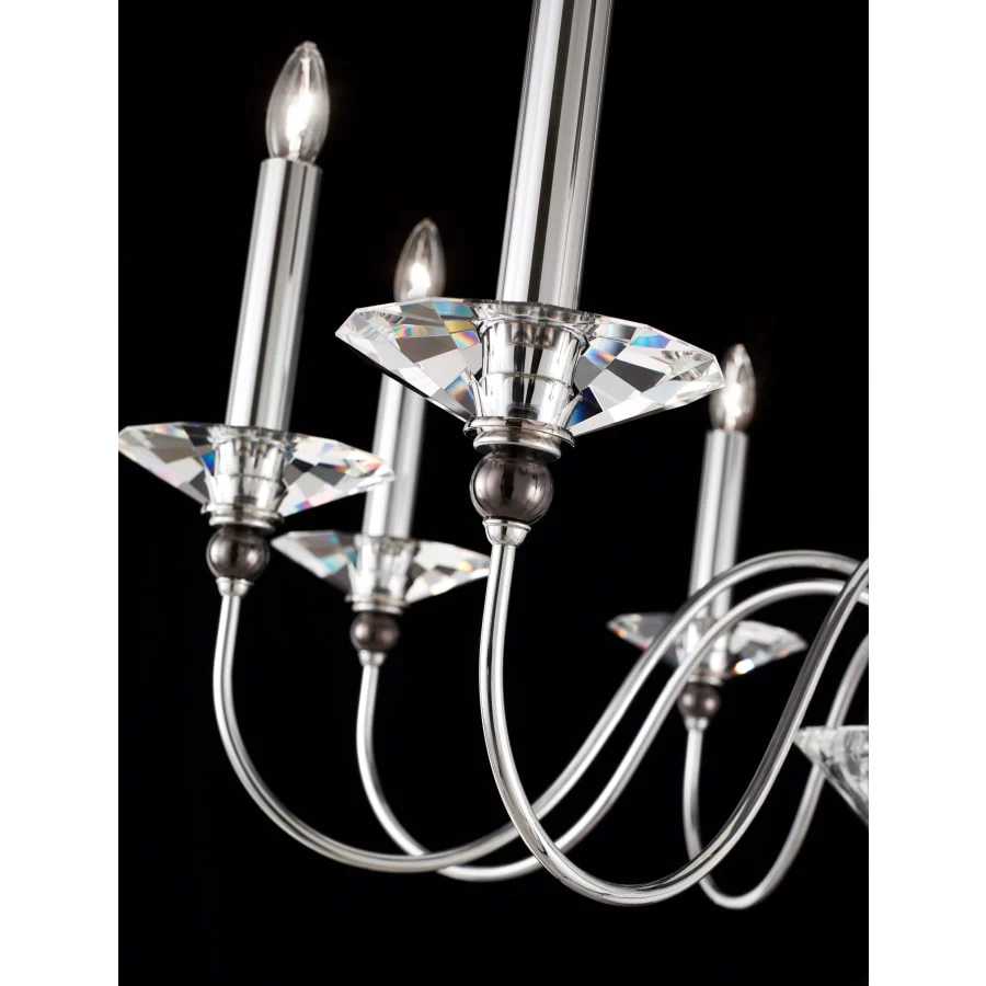 Schonbek Jasmine 9 Light 33" Wide Crystal Chandelier with Clear Swarovski Optic Crystals - Image 2