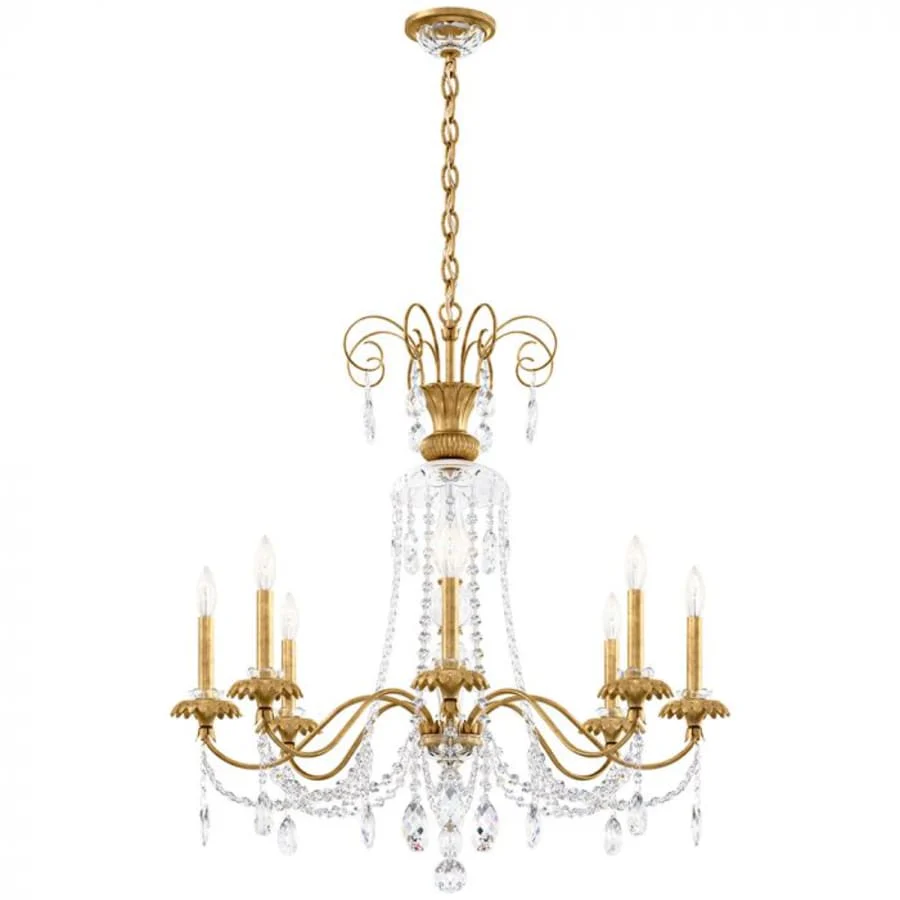 Schonbek Helenia 8 Light 32" Wide Crystal Chandelier with Clear Heritage Crystal Accents - Image 2