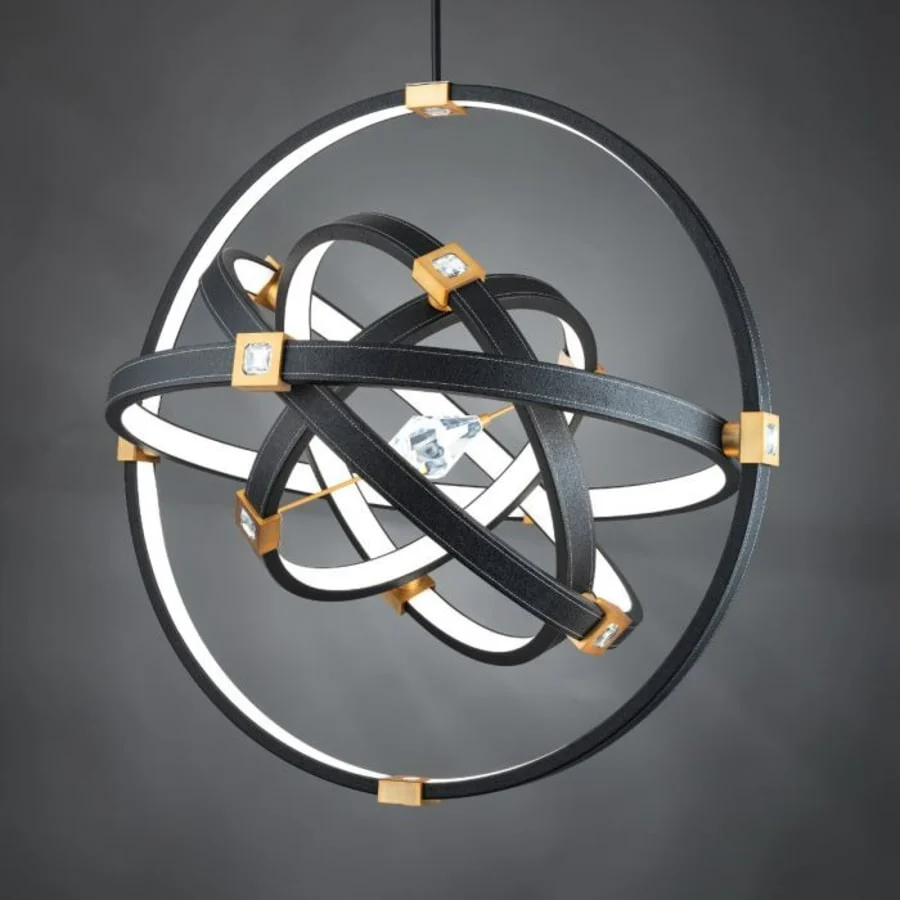 Schonbek Beyond Atomic 37" Wide LED Crystal Pendant - Image 2