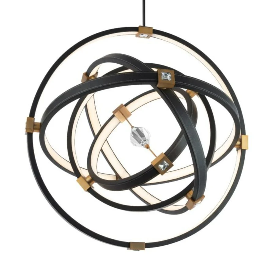 Schonbek Beyond Atomic 37" Wide LED Crystal Pendant - Image 1