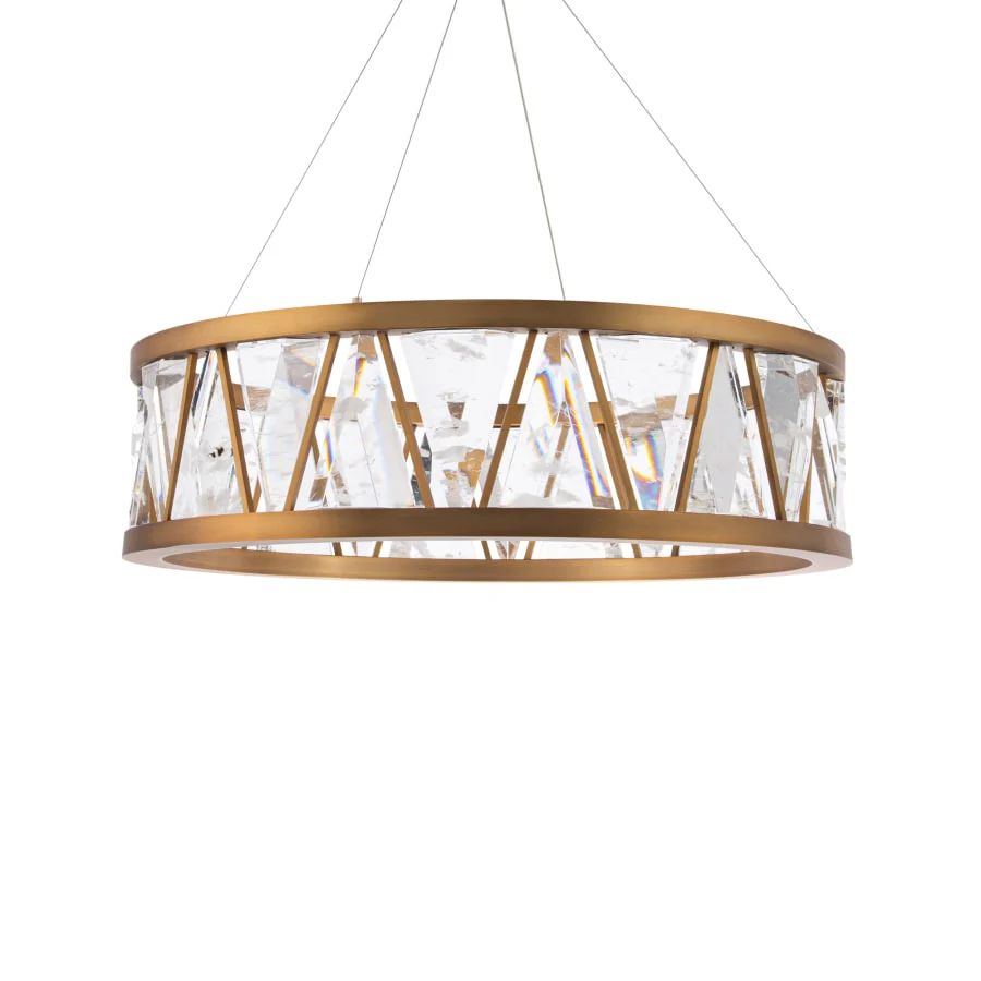 Schonbek Beyond Corinth 33" Wide LED Crystal Pendant - Image 1