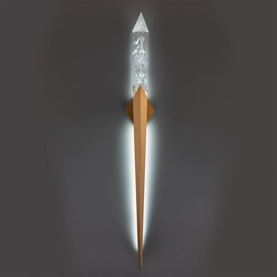 Schonbek Beyond Solitude 70" Tall LED Wall Sconce with Clear Optic Haze Crystal - Image 3
