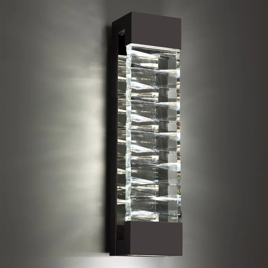 Schonbek Beyond Labyrinth 32" Tall LED Wall Sconce with Clear Optic Crystal - Image 3