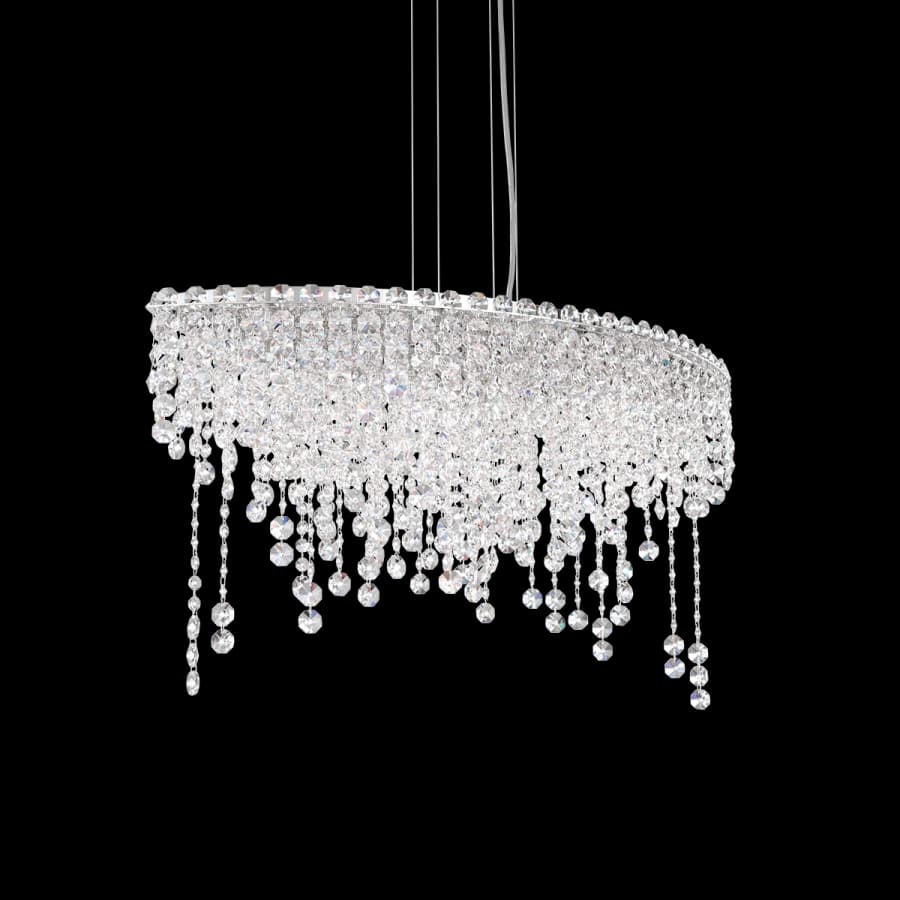 Schonbek Chantant 33″ Wide Chandelier with Optic Crystal Accents