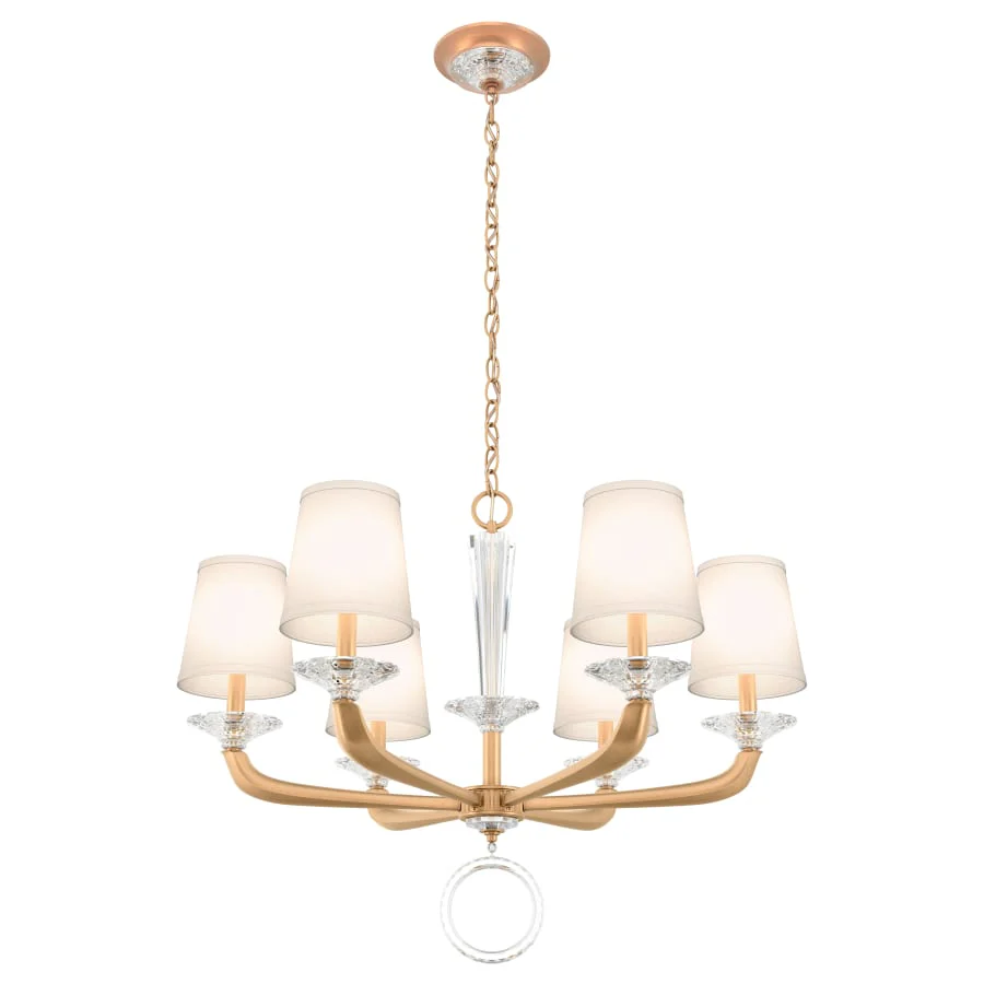 Schonbek Emilea 6 Light 30-1/2" Wide Crystal Chandelier with Swarovski Optic Crystals - Image 1