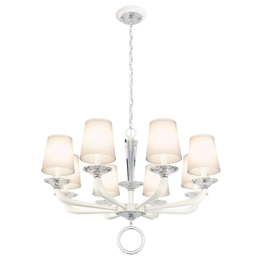 Schonbek Emilea 8 Light 33" Wide Crystal Chandelier with Swarovski Optic Crystals - Image 1