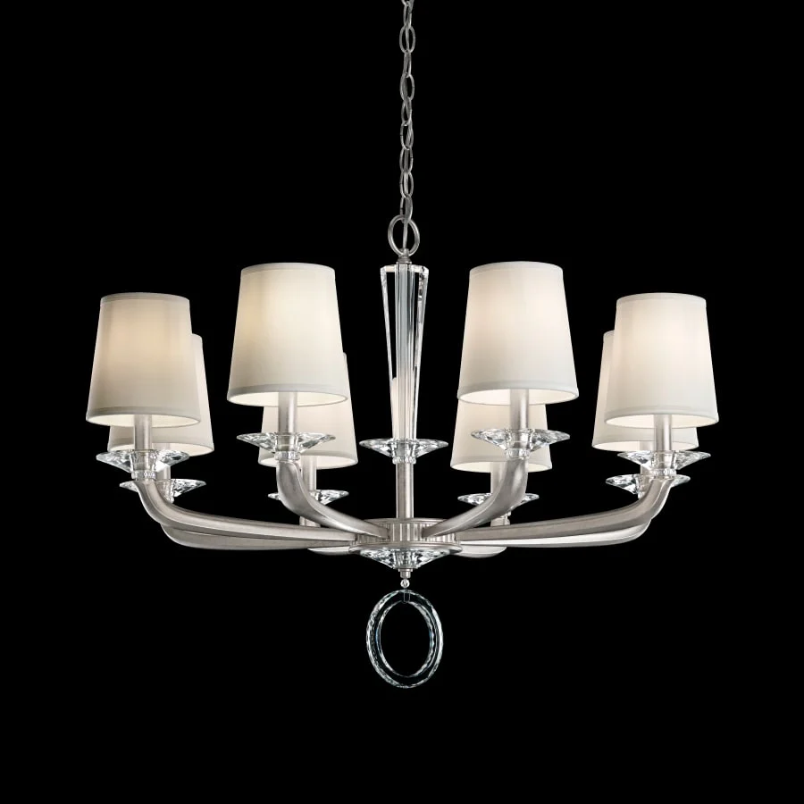 Schonbek Emilea 8 Light 33" Wide Crystal Chandelier with Clear Swarovski Optic Crystals - Image 1