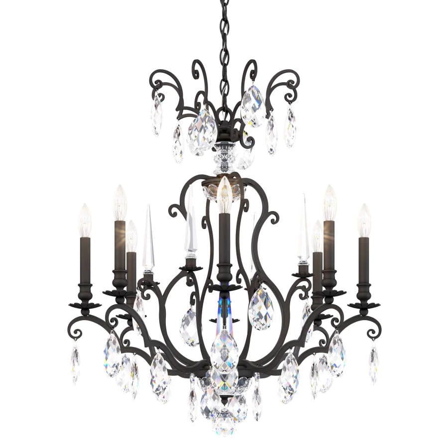 Schonbek Renaissance Nouveau 8 Light 32" Wide Crystal Chandelier with Clear Heritage Crystal Accents - Image 1