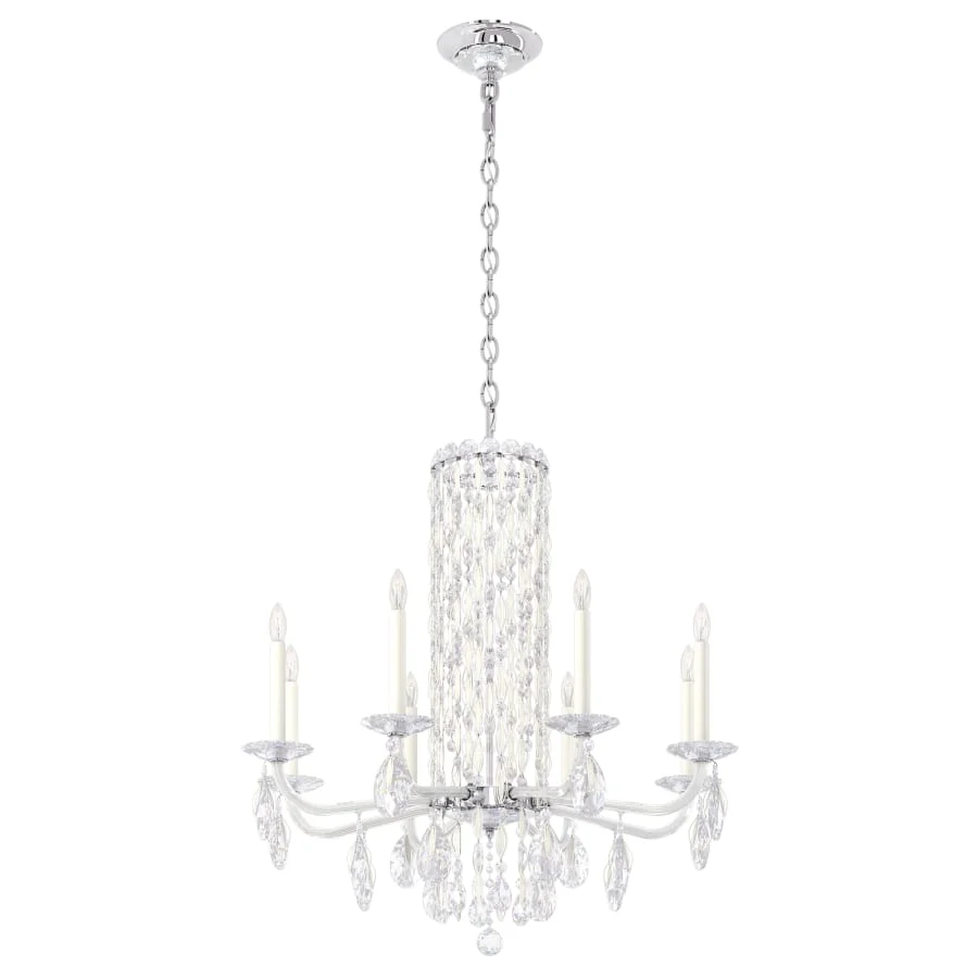 Schonbek Sarella 8 Light 30" Wide Crystal Chandelier with Heritage Crystals - Image 1