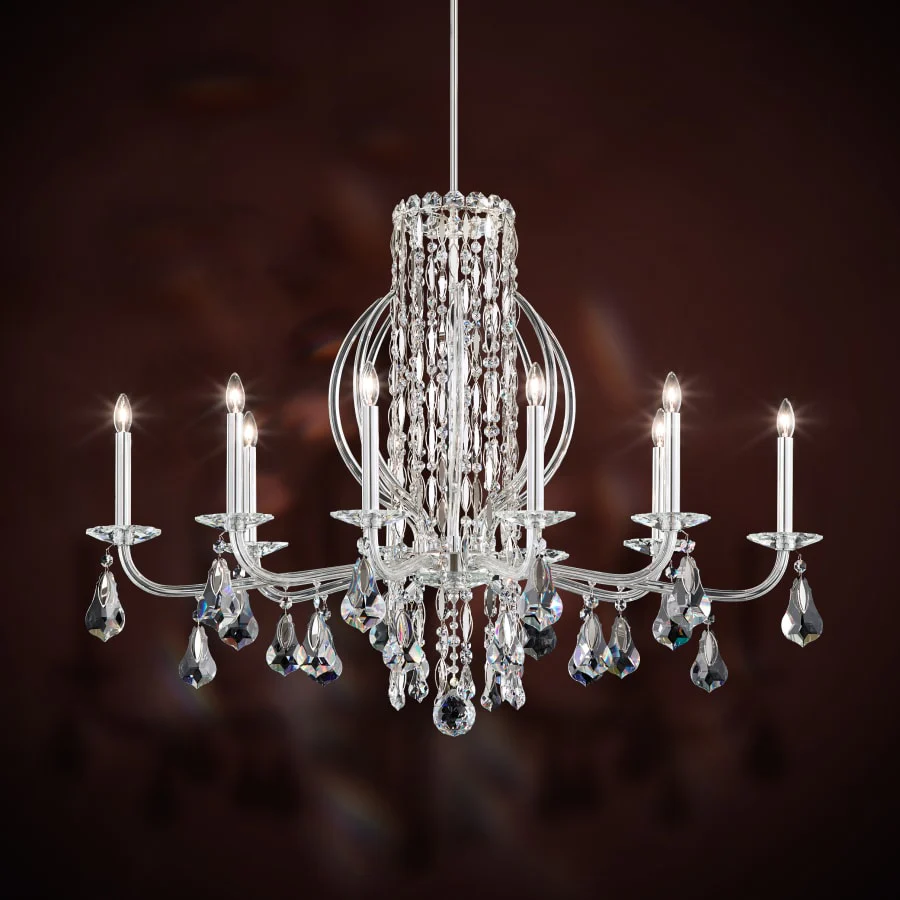 Schonbek Sarella 10 Light 41" Wide Crystal Chandelier with Heritage Crystals - Image 1