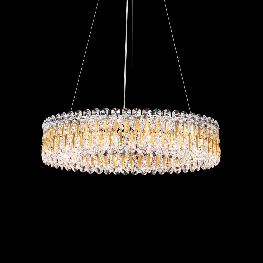 Schonbek Sarella 12 Light 24" Wide Crystal Pendant with Swarovski Crystals - Image 1