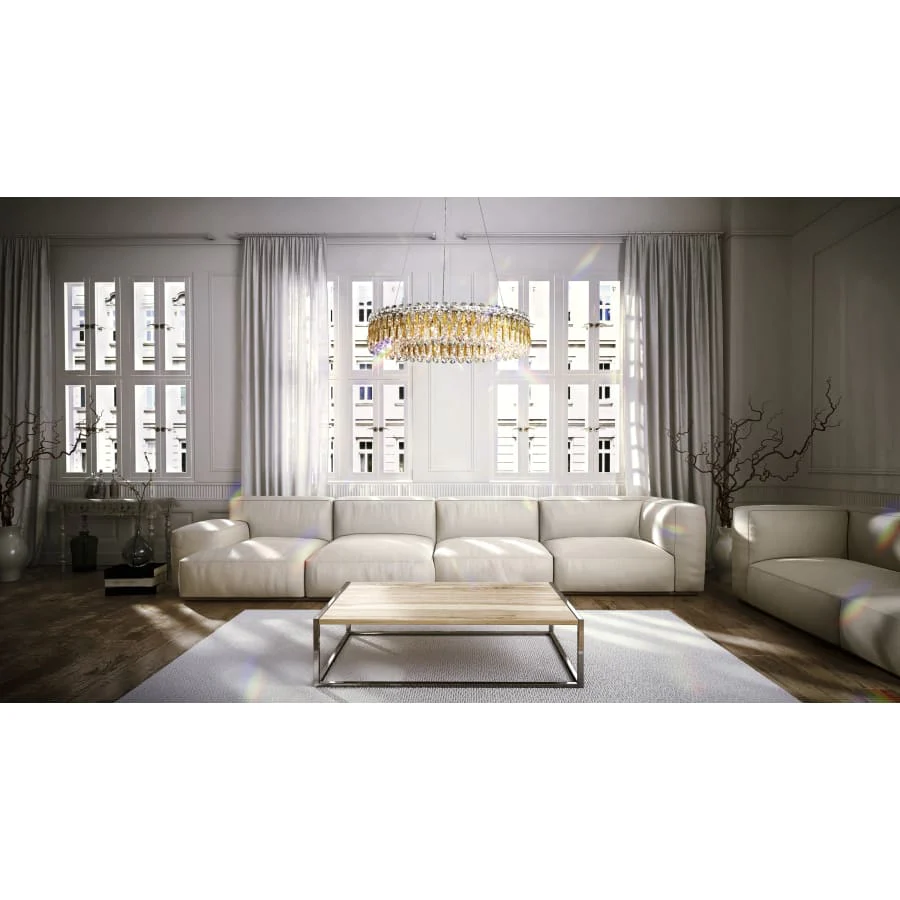 Schonbek Sarella 12 Light 24" Wide Crystal Pendant with Swarovski Crystals - Image 2