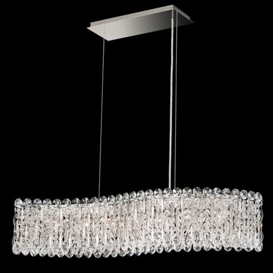Schonbek Sarella 7 Light 33" Wide Crystal Linear Pendant with Heritage Crystals - Image 1