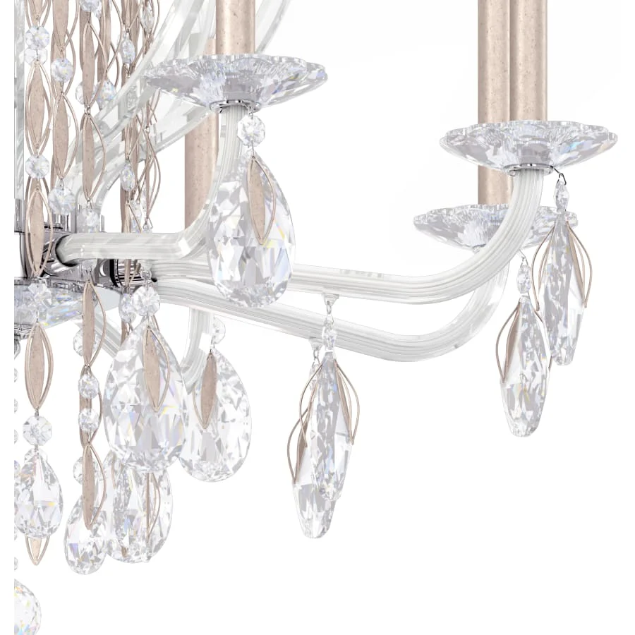 Schonbek Sarella 17 Light 41" Wide Crystal Chandelier with Heritage Crystals - Image 2