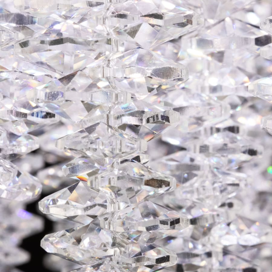 Schonbek Soleil 47" Wide LED Crystal Linear Chandelier - Image 2