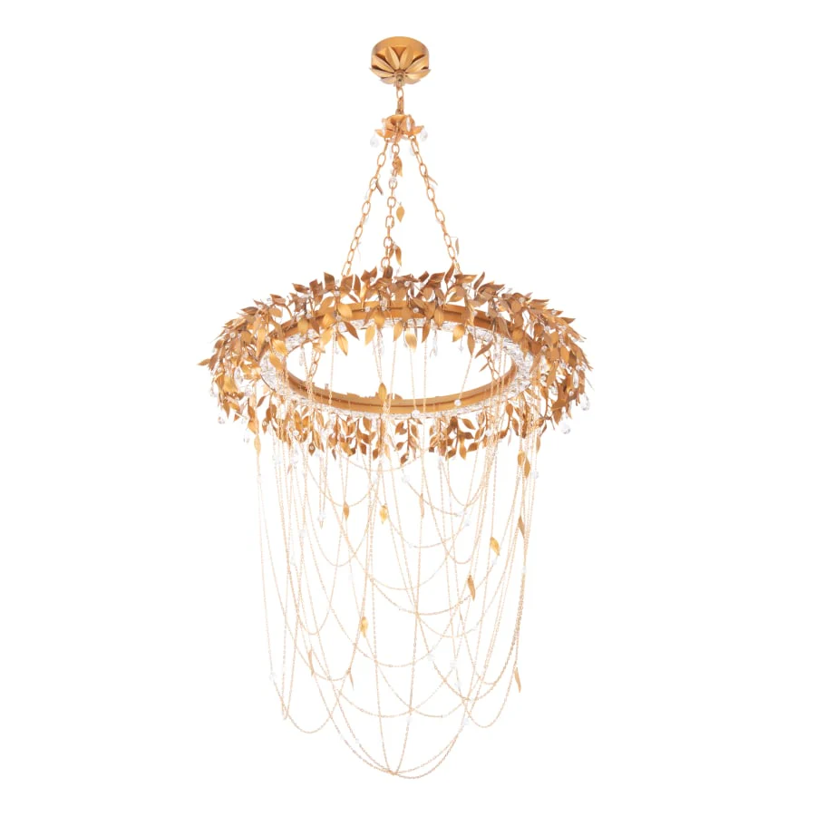 Schonbek Midsummer Night 34" Wide LED Crystal Abstract Chandelier - Image 1