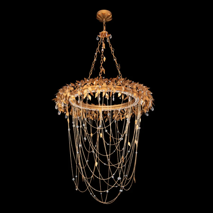 Schonbek Midsummer Night 34" Wide LED Crystal Abstract Chandelier - Image 2