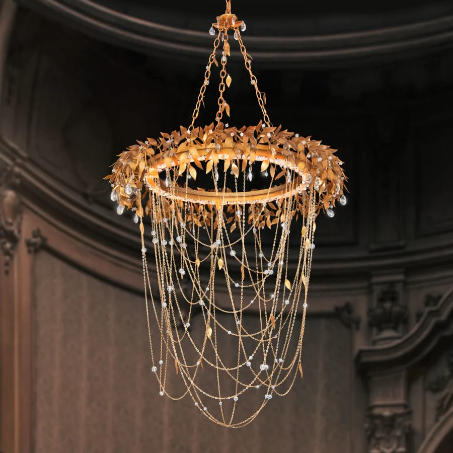 Schonbek Midsummer Night 34" Wide LED Crystal Abstract Chandelier - Image 3