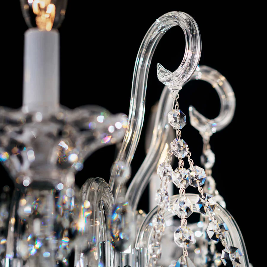 Schonbek Sterling Linear 12 Light 58" Wide Crystal Linear Chandelier - Image 3