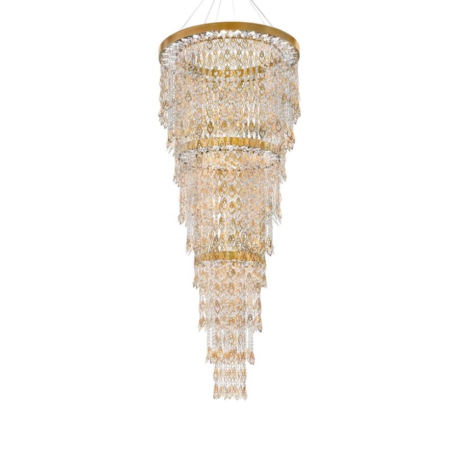 Schonbek Pavona 9 Light 36" Wide LED Crystal Pendant - Image 1