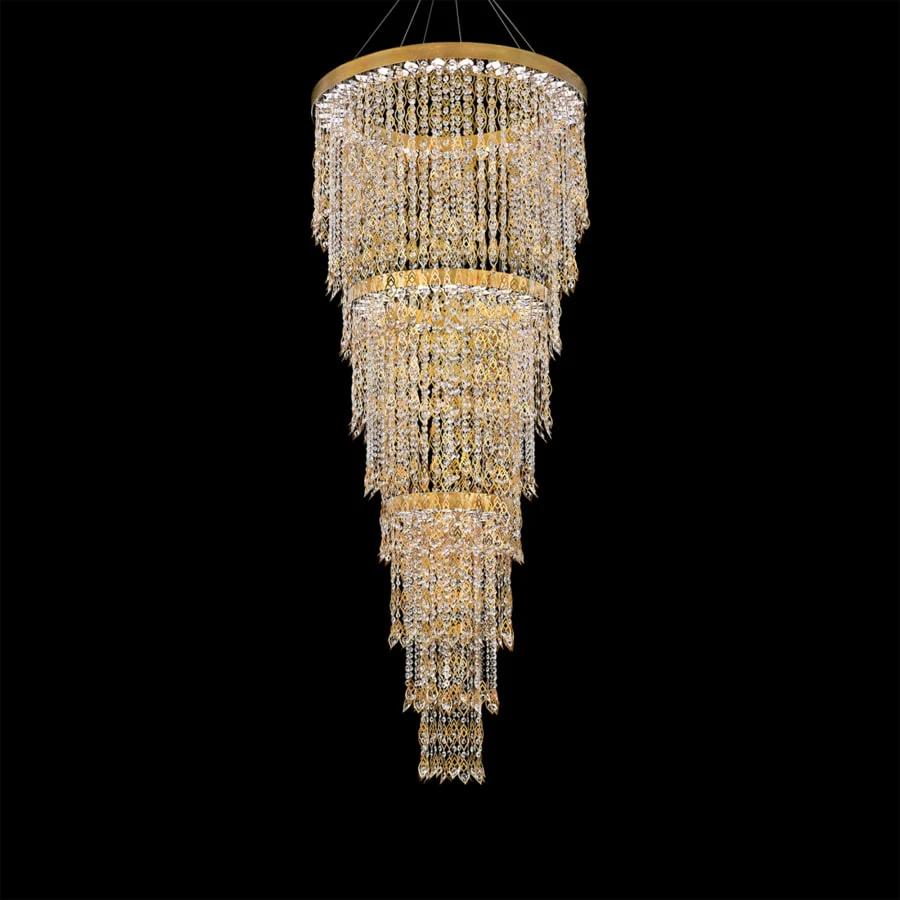 Schonbek Pavona 9 Light 36" Wide LED Crystal Pendant - Image 2