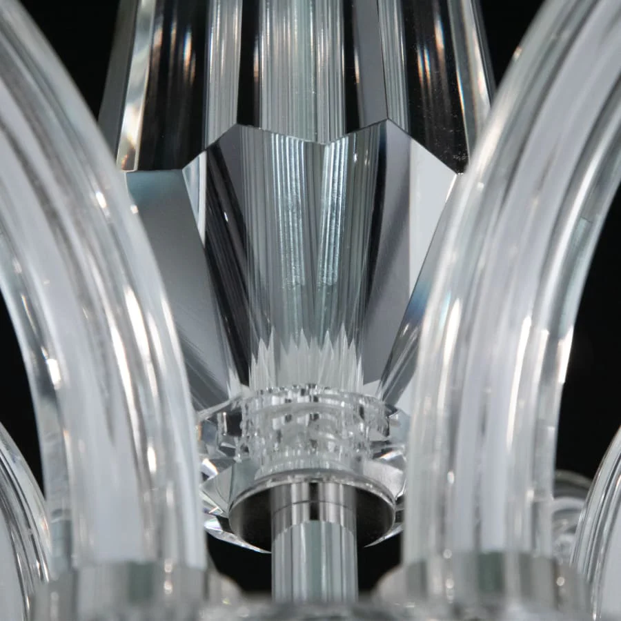 Schonbek Habsburg 6 Light 30" Wide Taper Candle Style Chandelier - Image 3