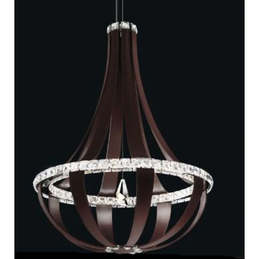 Schonbek Empire 27" Wide LED Crystal Pendant with Clear Swarovski Crystals - Image 1
