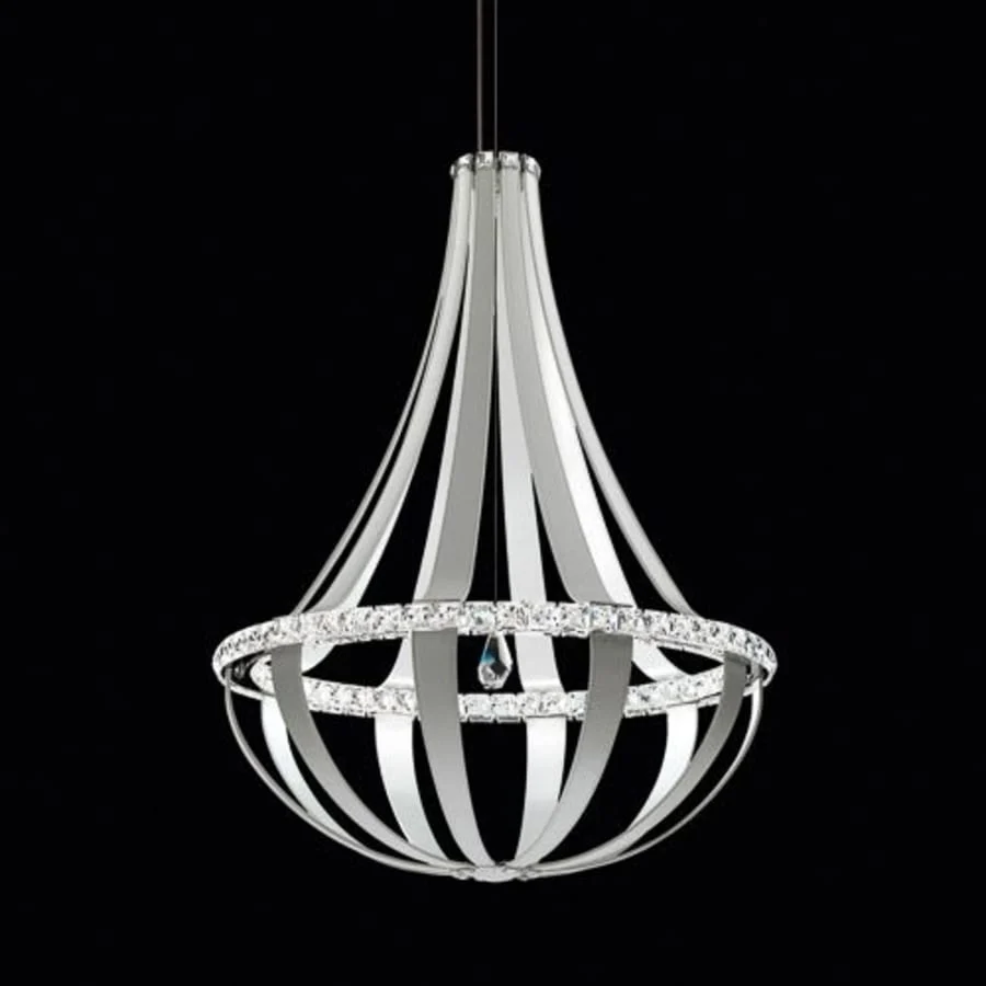 Schonbek Empire 34" Wide LED Crystal Pendant with Clear Swarovski Crystals - Image 1