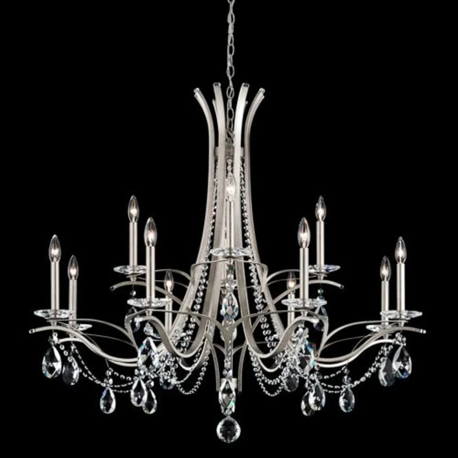 Schonbek Vesca 12 Light 45" Wide Crystal Pendant with Heritage Crystals - Image 1
