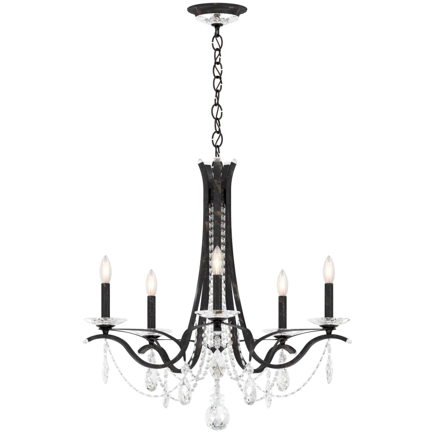Schonbek Vesca 5 Light 29" Wide Crystal Chandelier with Heritage Crystals - Image 1