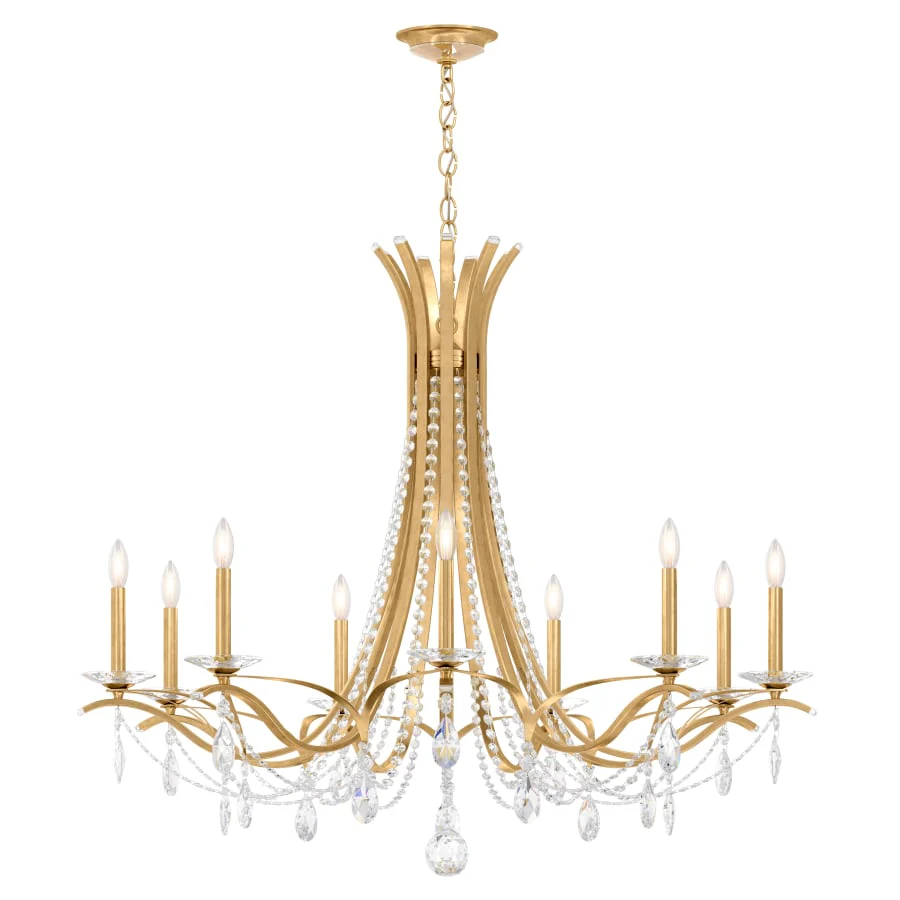 Schonbek Vesca 9 Light 45" Wide Crystal Chandelier with Heritage Crystals - Image 1