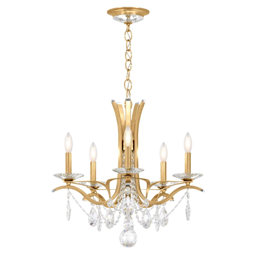 Schonbek Vesca 5 Light 23" Wide Crystal Chandelier with Heritage Crystals - Image 1