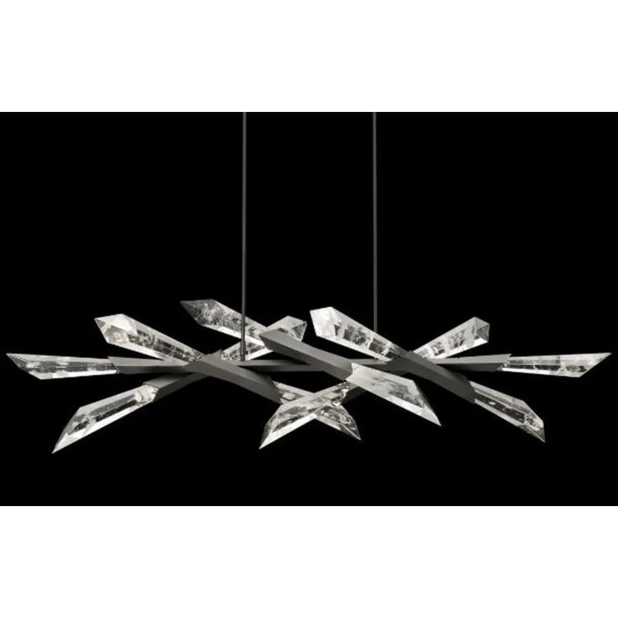Schonbek Solitude Optic Haze Quartz Crystal Pendant - Image 1