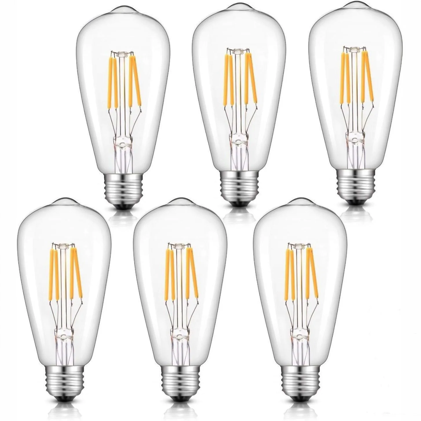 طقم لمبات ليد ديكور - 6قطع- SHLT355 - Image 1